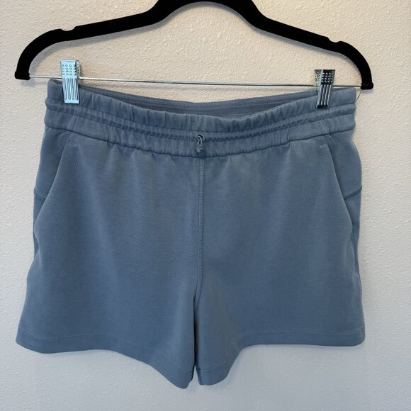 Lululemon Womens Softstreme High Rise Short 4" Blue Pockets Soft - Size 8 - Picture 1 of 6